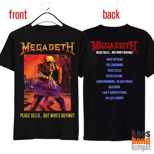 Jual Kaos Band MEGADETH – PEACE SELLS 