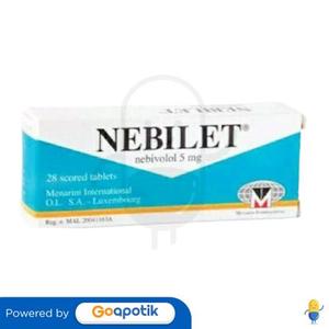 Gambar NEBILET 5 MG BOX dari Apotek Labora Jaya Jakarta Barat Tokopedia