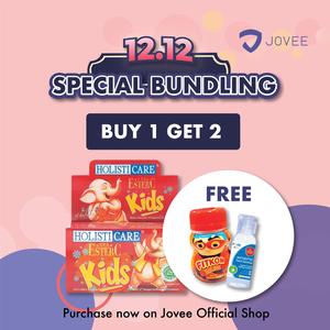 Gambar HOLISTICARE ESTER C KIDS FREE Fitkom Jeruk + Pure Kids HandSanitizer dari Jovee Jakarta Selatan Tokopedia