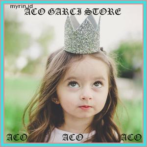 Shiny Glitter Felt Crown Birthday Hat 