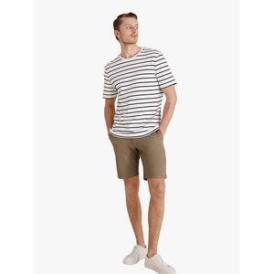 Pure Cotton Double Knit Striped T-Shirt 