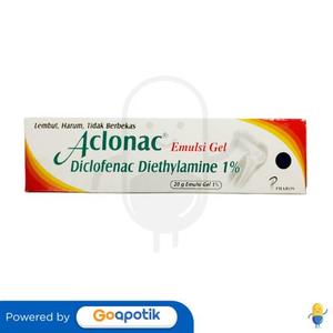 Gambar ACLONAC 1% GEL 20 GRAM dari Apotek Mitra Pugeran Kota Yogyakarta Tokopedia