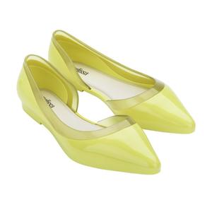 clear yellow shoes