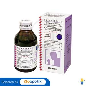 Gambar SANADRYL EXPETORAN SIRUP 120 ML dari Apotek Setra Farma PWK Kab. Purwakarta Tokopedia