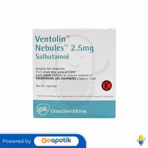 Gambar VENTOLIN NEBULES BOX dari Apotek Golden Star JKT Jakarta Barat Tokopedia