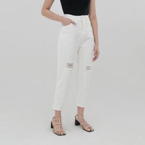 Jual Jeans 5650 - HIGH WAIST RIPPED 