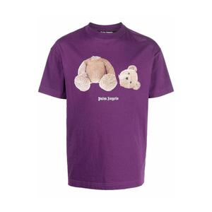Promo Palm Angels-Cropped Bear Print T 