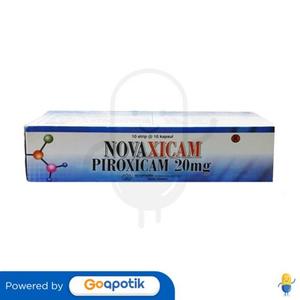 Gambar NOVAXICAM 20 MG BOX 100 KAPSUL dari Apotek Sumber Abadi 2 Kab. Jember Tokopedia