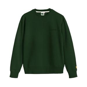 green sweatshirt