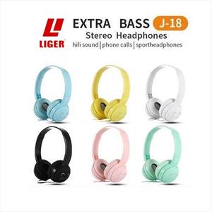 Gambar LIGER J-18 Handsfree Headset Headphone Macaron Cartoon With Mic - Biru dari LIGER OFFICIAL STORE Jakarta Pusat Tokopedia