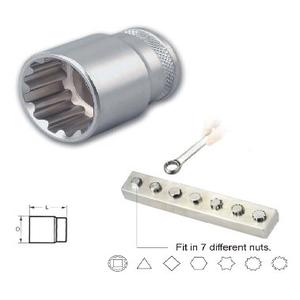 Foto Produk Jonnesway 8 mm - 5/16 In - E10 Mata Kunci Sok Super Tech - S68H4108 dari Perkakasku Com