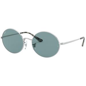 ray ban oval silver