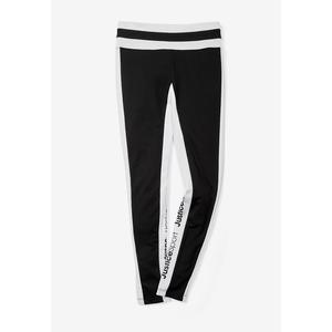 Justice Girls Stripe Leggings Black 