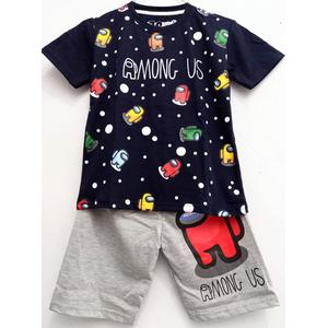 Foto Produk Setelan Anak Laki Laki Among Us Navy 1-10 Tahun - 2T dari SC Kaos Anak