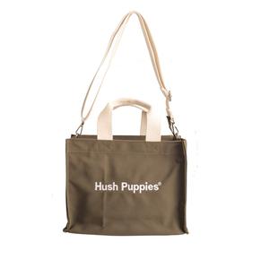 Promo Hush Puppies Canvas Tote Bag L In Olive Kota Tangerang Hush
