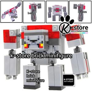 Jual Lego Minecraft Mine Craft Redstone Golem Red Stone Golem Building Unik Jakarta Barat Chanburi Tokopedia