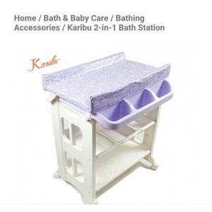 baby changing unit with bath