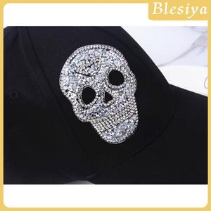 Jual 6Pcs Bling Skull Head Rhinestone 