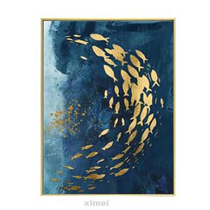 Jual Fish Abstract Canvas Painting 