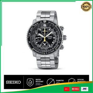 Jual Jam Tangan Pria Seiko SNA411P1 Flightmaster Pilot Alarm