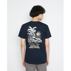 Foto Produk Kaos Pria Erigo T-Shirt Lava Tour Cotton Combed Navy - S dari Erigo Official
