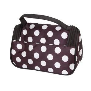 polka dot cosmetic bag