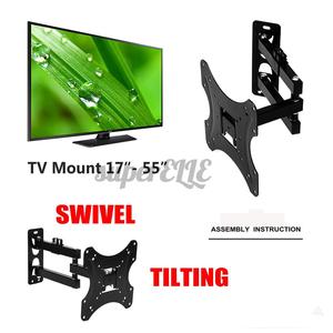 Jual Full Motion TV Wall Mount Swivel 