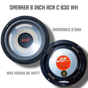 Jual Speaker Woofer Inc Max 60 Watt ACR C 630 WH Transparan