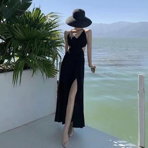 Jual NEW black casual dress pantai 