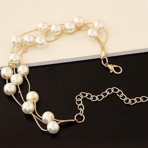 bridal pearl necklace and earring set