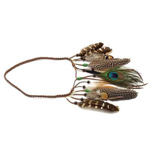 Jual Indian Hippie Feather Headband 