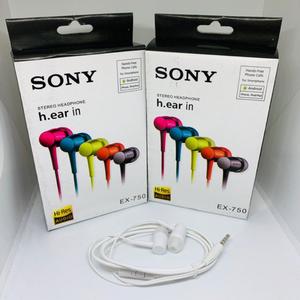 Jual EARPHONE PACK HF SONY HANDSFREE MIC HEADSET PLUS EX-750 EX750 BESI -  Jakarta Barat - MAHA SMART | Tokopedia