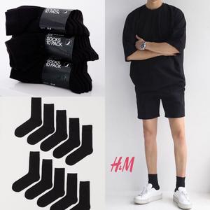 39-43) H*M Kaos Kaki Hitam TERMURAH 