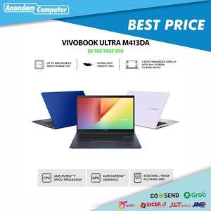 Foto Produk Asus VivoBook M413DA-VIPS751 - R7-3700U, 8GB, 512GB, 14", W10, Black dari Anandam Computer