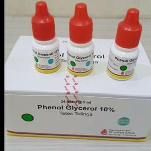 ORIGINAL Phenol Glycerol Tetes Telinga 10% Botol 5ml di fita22 | Tokopedia