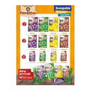 Foto Produk pawsitive 10 L lemon cat litter pasir kucing dari F.J. Pet Shop