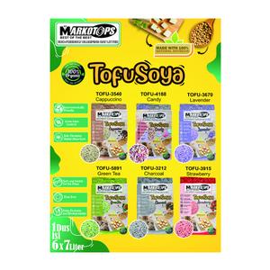Foto Produk markotops 7 L tofusoya cappuccino clumping cat litter dari F.J. Pet Shop