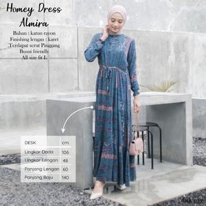 Jual Baju Gamis Home Dress Daily Muslim 
