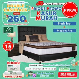 Promo Airland Set Kasur Spring Bed 101 Plush Top 100x200 Kab Tangerang Handal Furniture Tokopedia