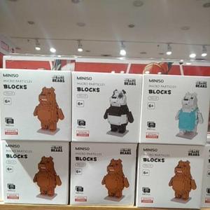 lego we bare bears miniso