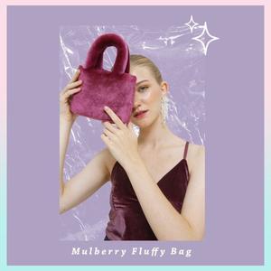 fluffy handle bag