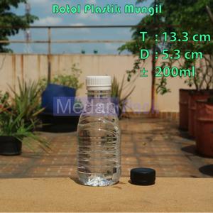 Gambar Botol Plastik Mungil 200 ml per 85 pcs dari Medan Pack undefined Tokopedia