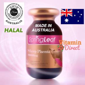 Jual Spring Leaf PREMIUM Sheep Placenta 80000 mg 90 Caps or 60000 mg ...