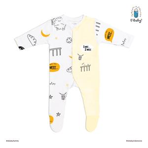 Gambar Obaby Sleepsuit (0-12bulan) - Tiny Sheep - S dari Obaby Official Shop Jakarta Barat Tokopedia