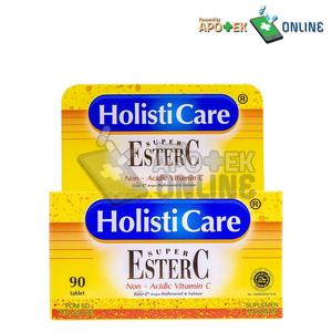 Gambar HOLISTICARE SUPER ESTER C 90 TABLET dari Apotek Karunia Sehat Condet Kramat Jati undefined Tokopedia