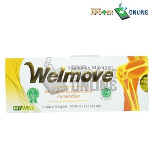 Gambar WELMOVE STRIP ISI 5 TABLET dari Apotek Mayvin Kebayoran Lama Jakarta Selatan Tokopedia