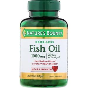 Jual Natures Bounty Odorless Fish Oil 1000 mg 120 Softgels Omega 3 Minyak -  Jakarta Barat - haiden22 | Tokopedia