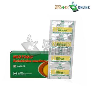 Gambar HISTIGO 6MG STRIP 10 TAB dari Apotek Anugrah Bekasi Timur Kota Bekasi Tokopedia