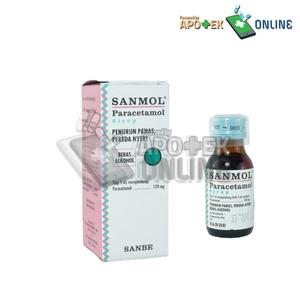 Gambar SANMOL PARACETAMOL SYRUP 60ML dari Apotek Mayvin Kebayoran Lama Jakarta Selatan Tokopedia