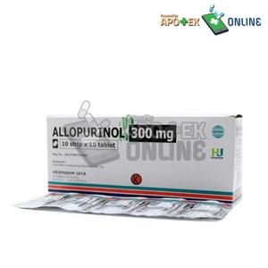 Gambar ALLUPURINOL 300 MG 1 STRIP ISI 10 TABLET dari Apotek Anugrah Bekasi Timur Kota Bekasi Tokopedia